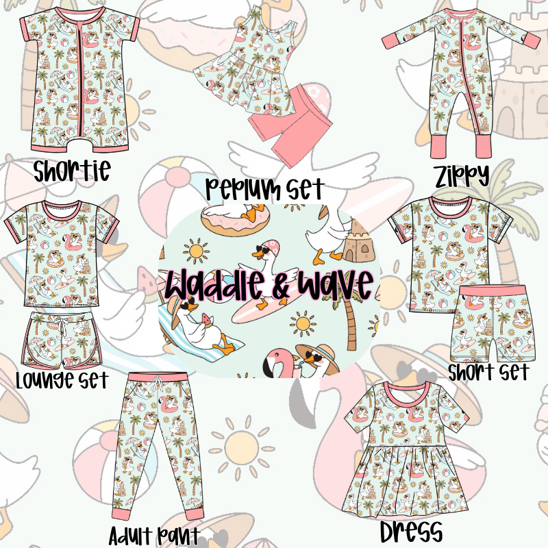 Waddle & Wave Bamboo READY TO SHIP