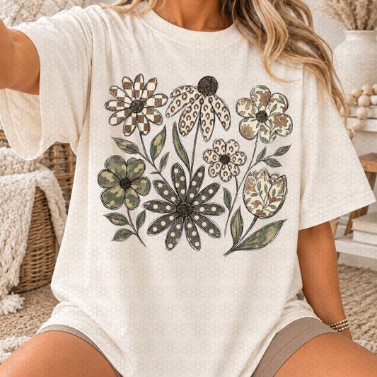 CAMO LEOPARD FLOWERS