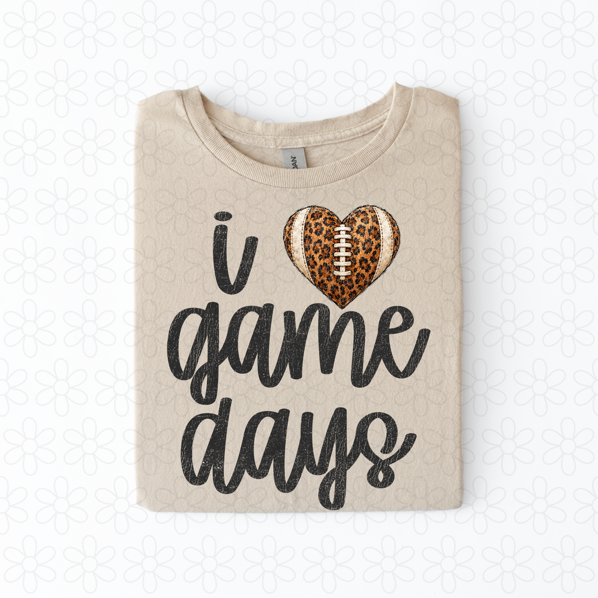 I leopard heart game days (choose sport in heart)