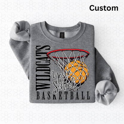 Custom basketball hoop
