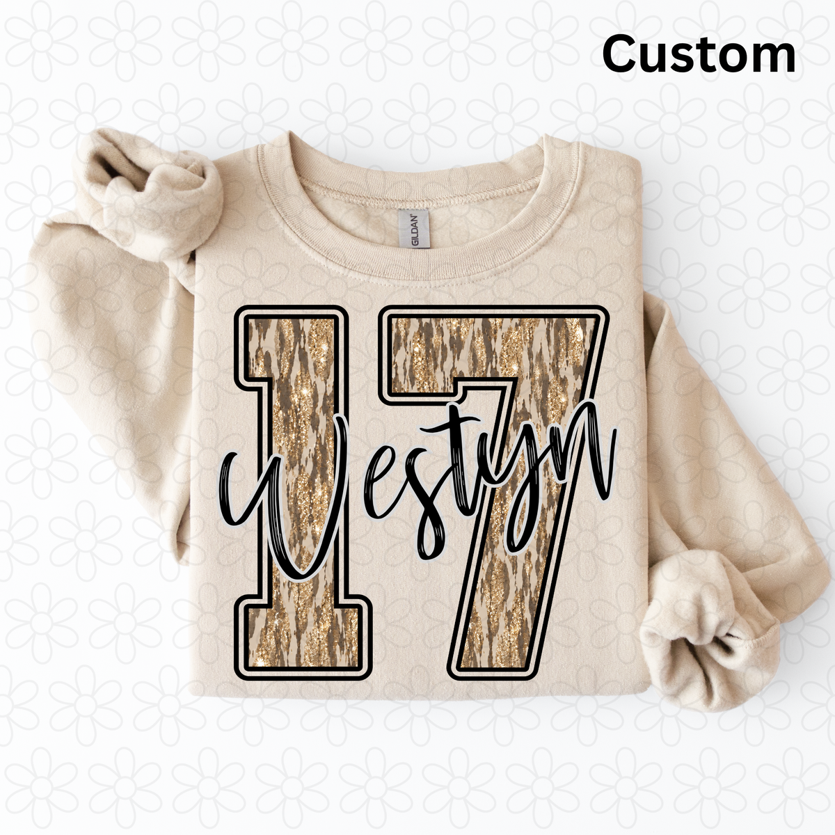 Custom camo name and number