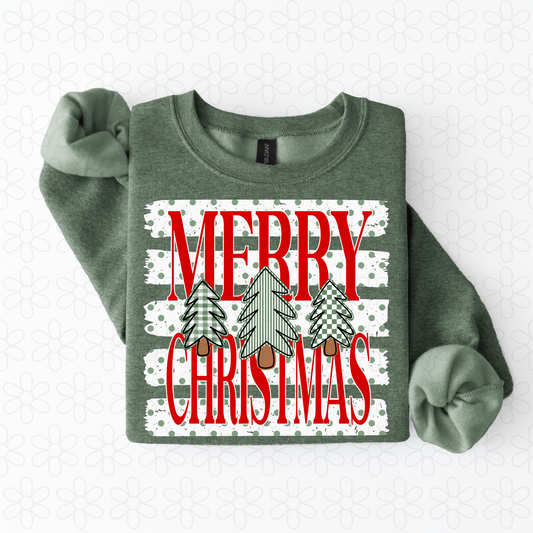 Merry Christmas stripes