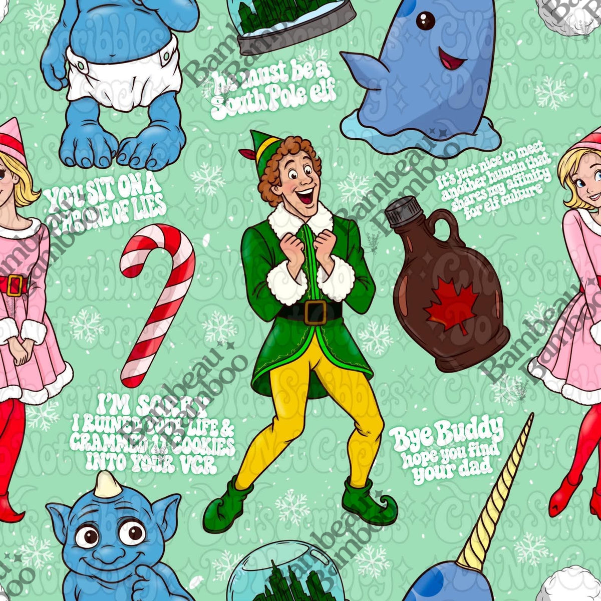 Cotton Headed Christmas Bamboo (Exclusive)-PREORDER