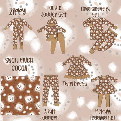 Snow Much Cocoa Bamboo- PREORDER