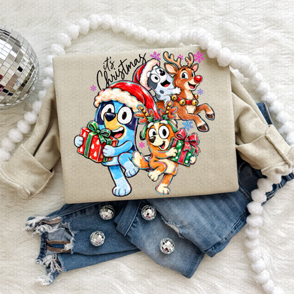 Bluey Christmas (choose pink or blue)