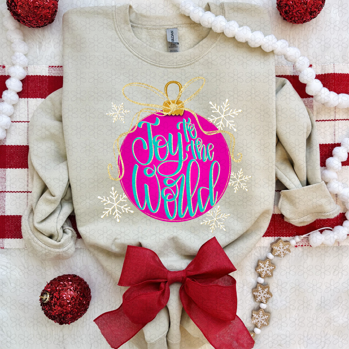 Joy to the world ornament