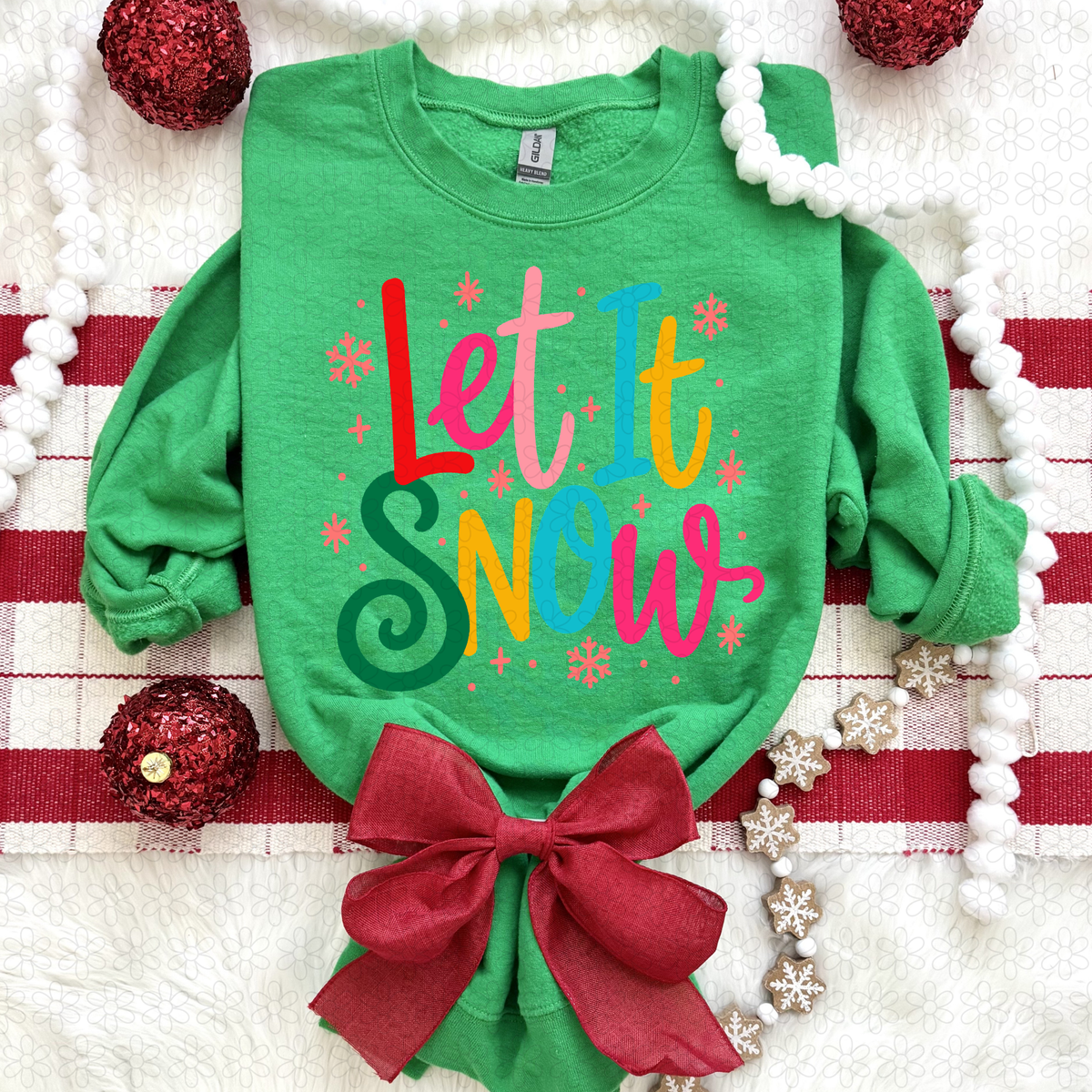 Colorful let it snow