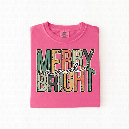 Vintage merry and bright