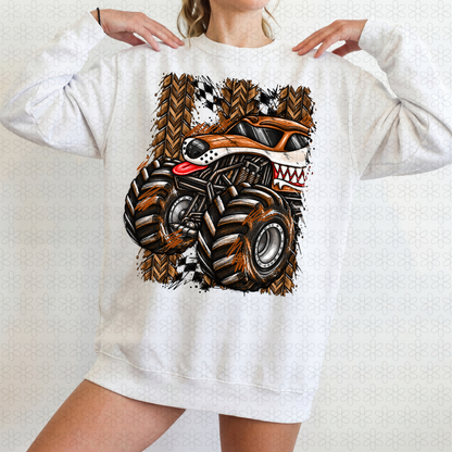 Monster truck with mud tracks (choose your truck)