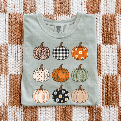 Patterned neutral pumpkins