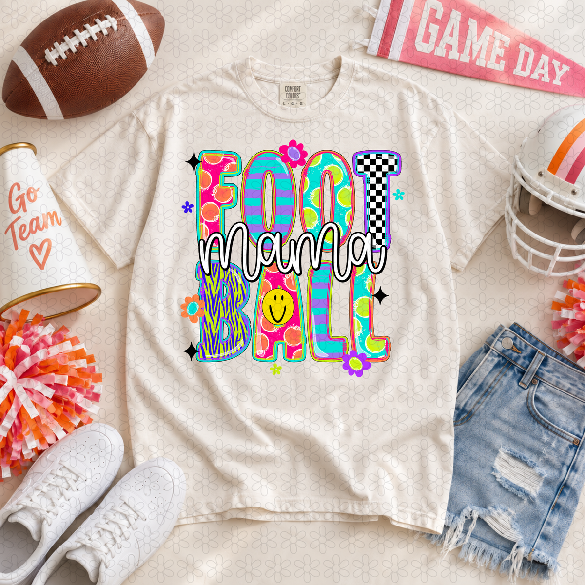 Preppy football mama