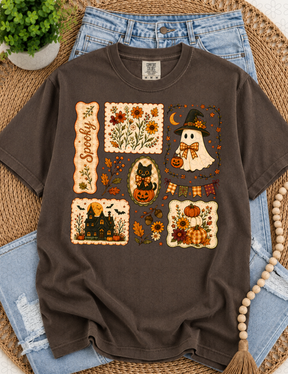 FLORAL HALLOWEEN COLLAGE