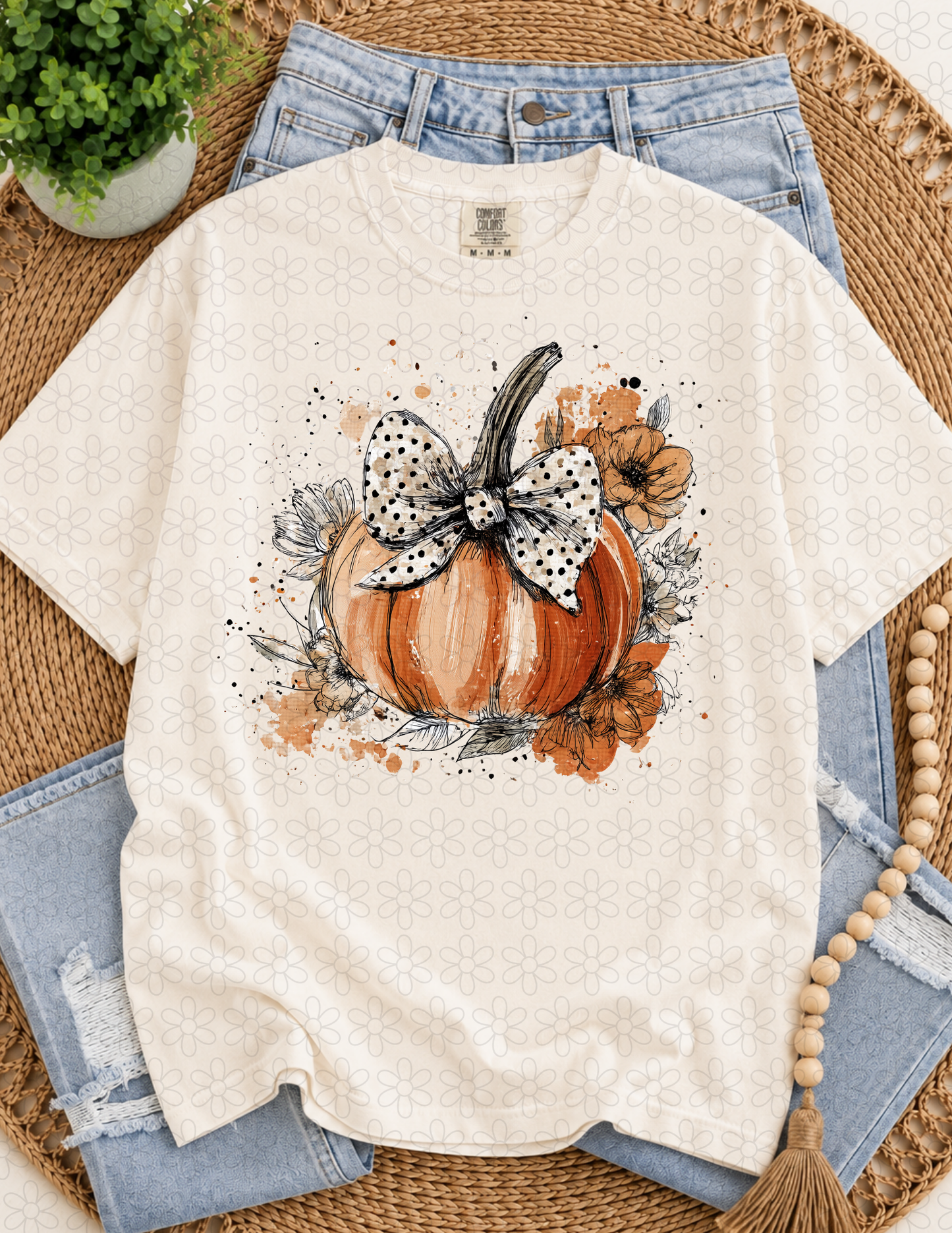 Watercolor pumpkin
