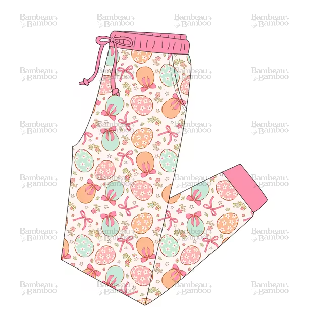 Eggstra Sweet Easter Adult Bamboo Joggers-READY TO SHIP