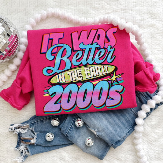 It was better in the early 2000s